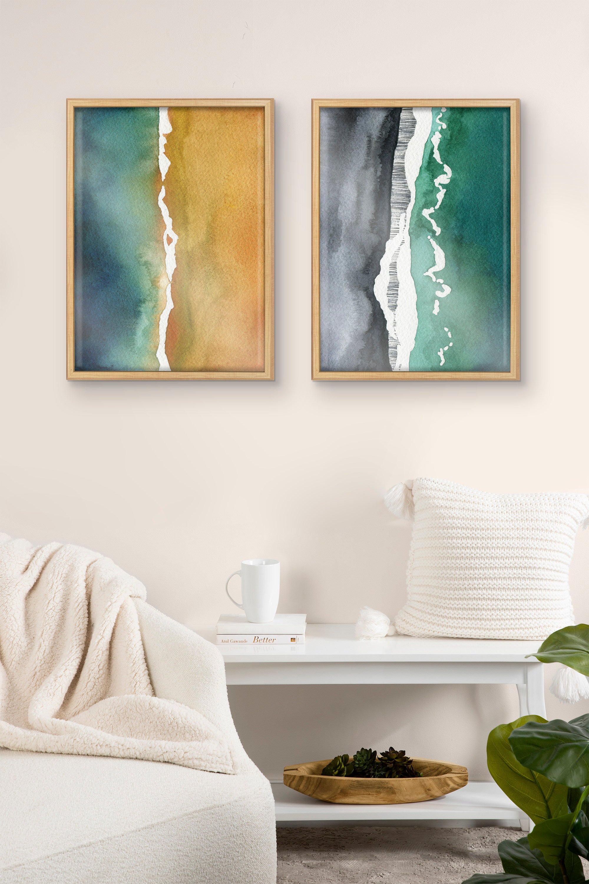 Blake Above Framed Printed Glass by Janet Meinke-Lau
