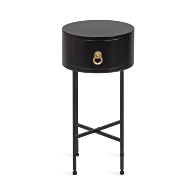 Side Table Black 14x14x24 1