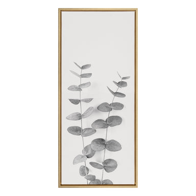 Framed Canvas Sylvie Bright Gold 18x40 2