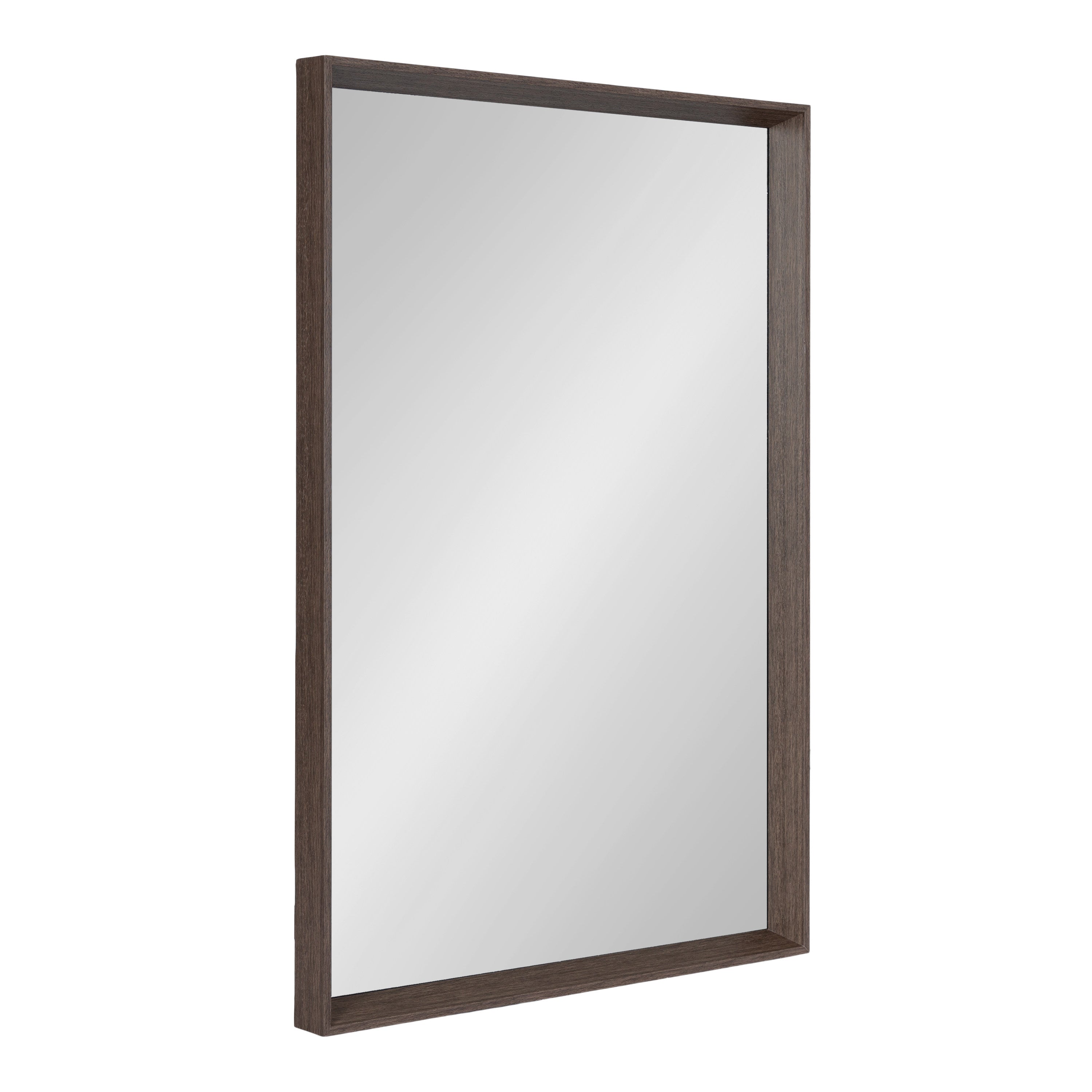Rectangle Mirror Brown 24x36 1