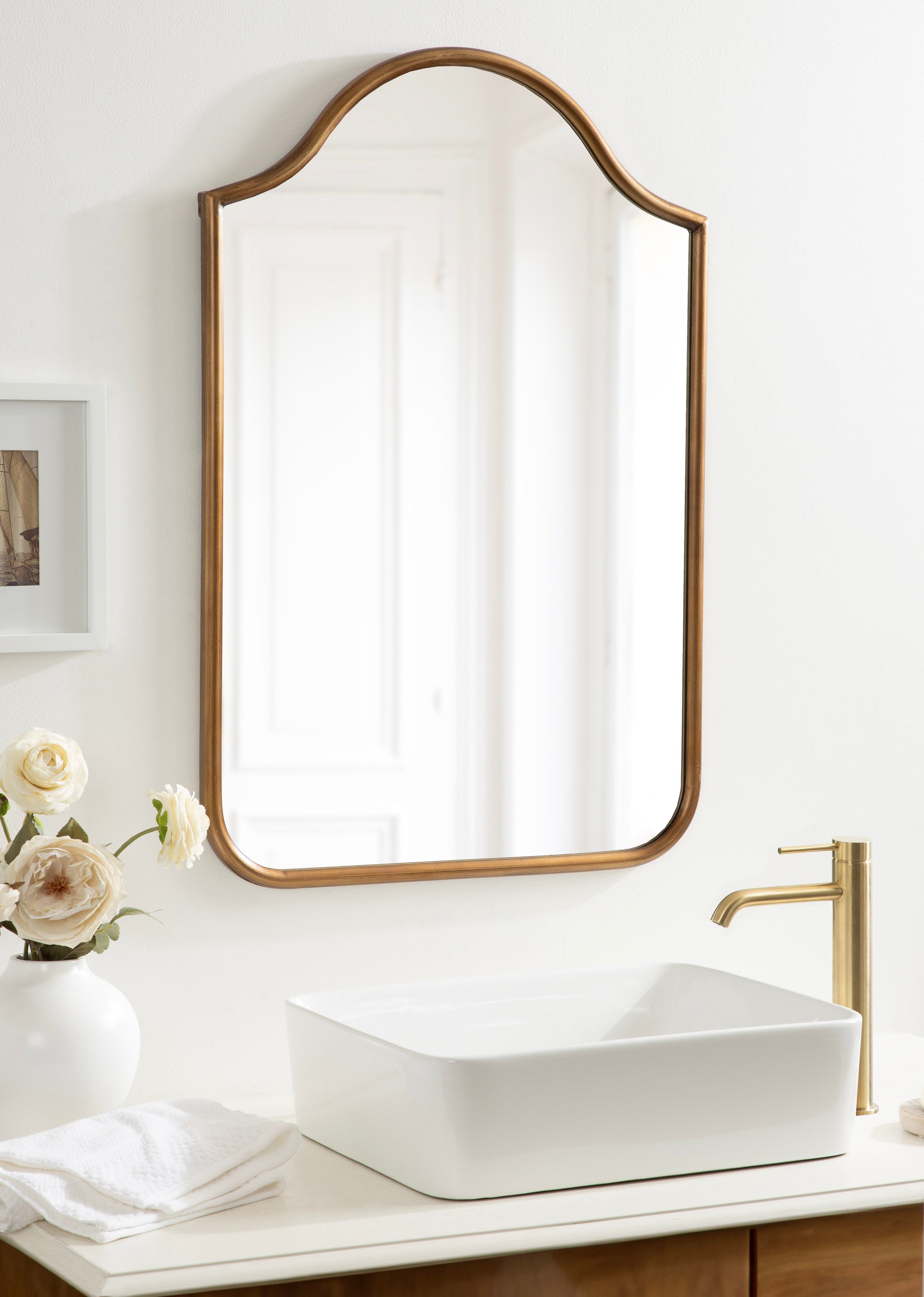Arch Mirror 24x36 Gold 6