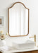Arch Mirror 24x36 Gold 6