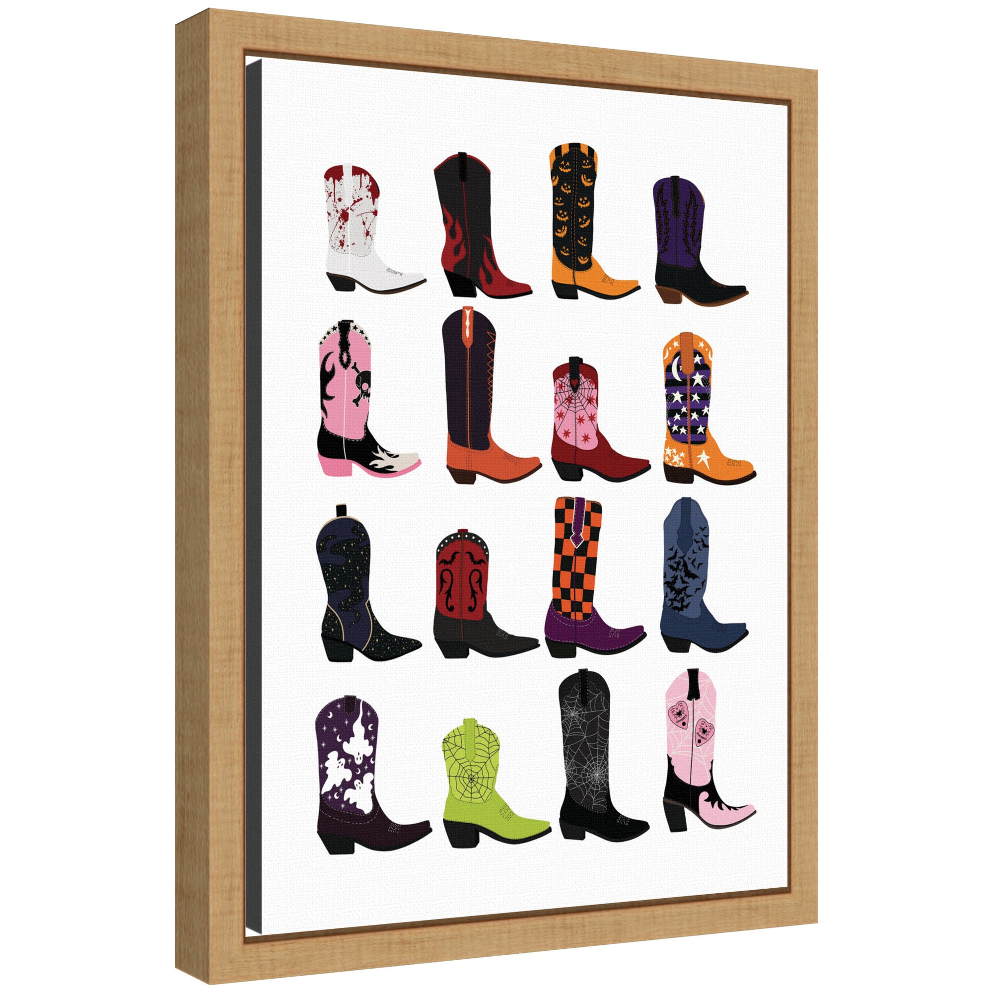 Framed Canvas 10x13 Sylvie Natural 1