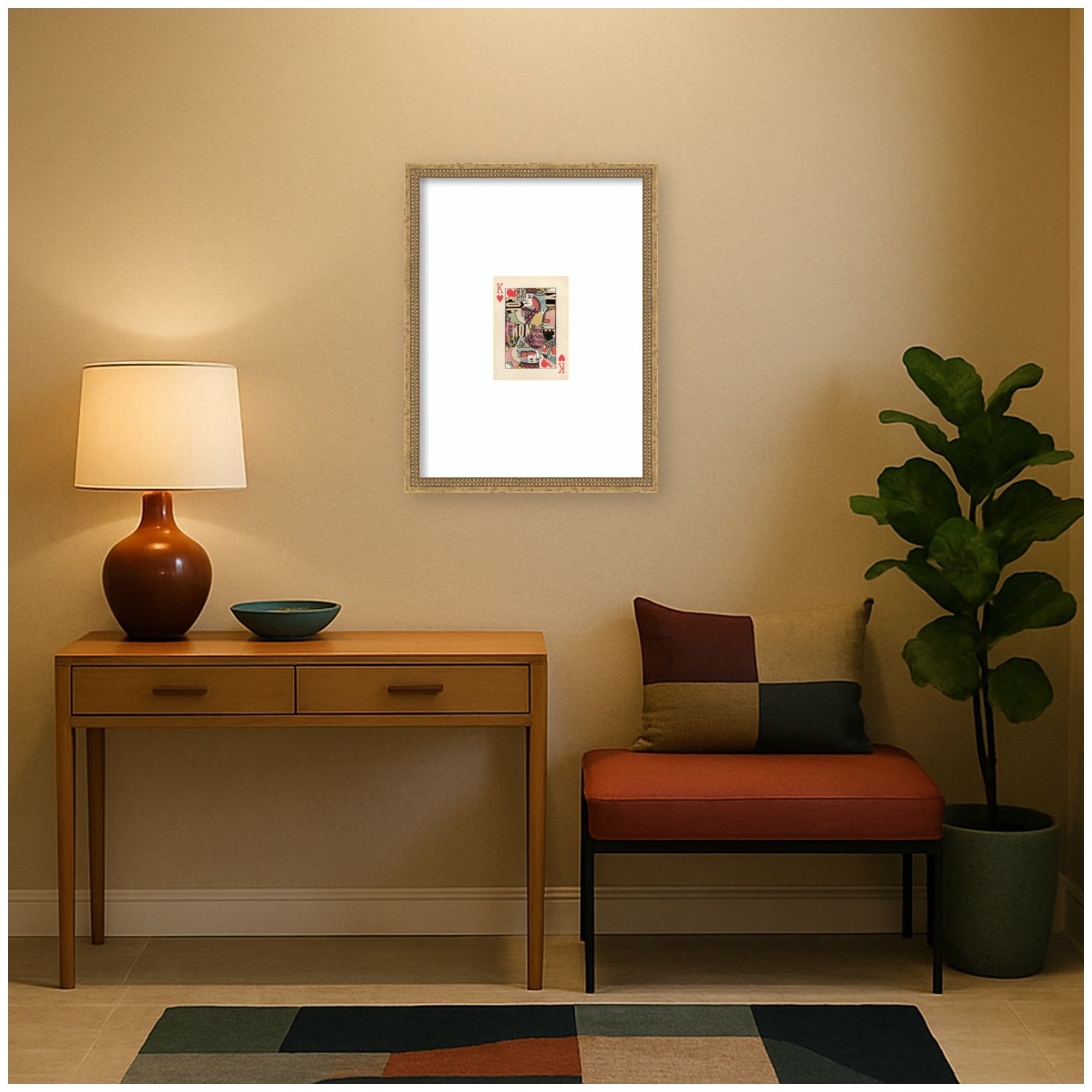 King for Now FC by Felicia Dadak Framed Wall Art Print