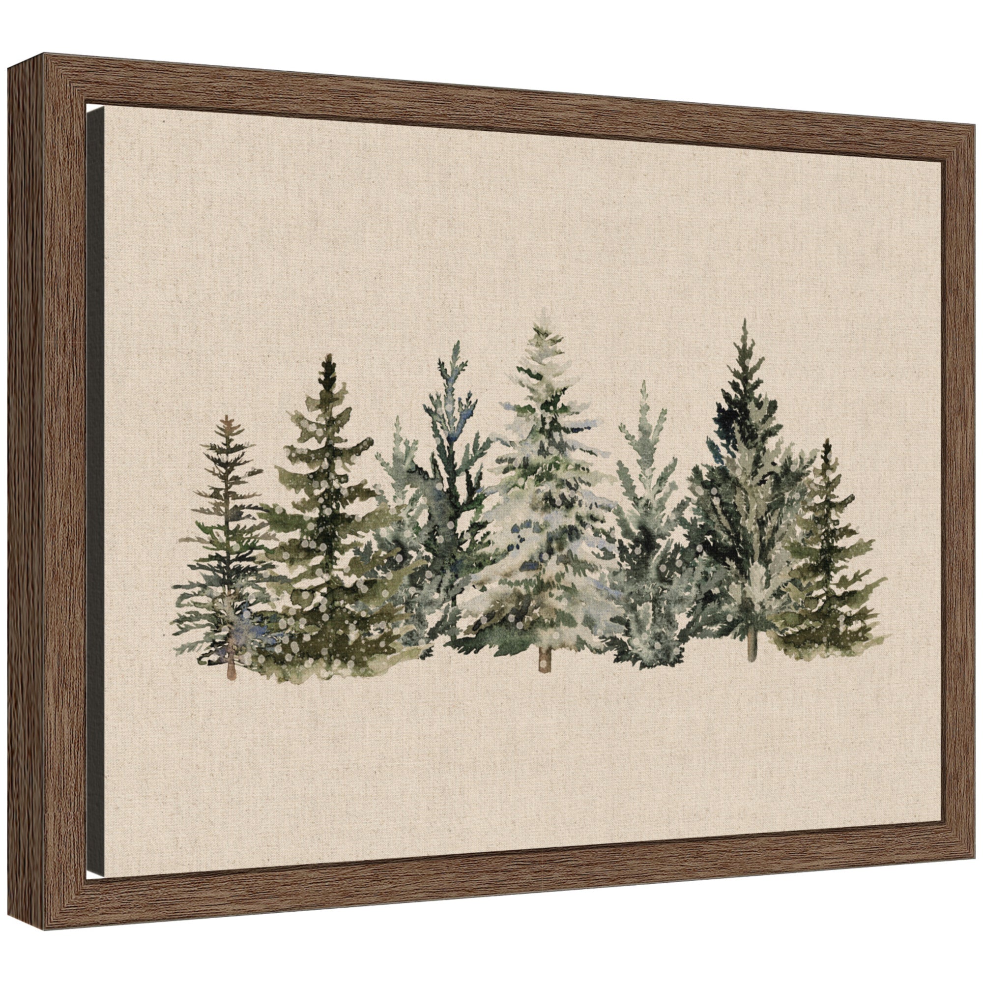 Framed Canvas Sylvie Walnut 13x10 1