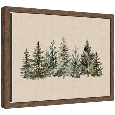 Framed Canvas Sylvie Walnut 13x10 1