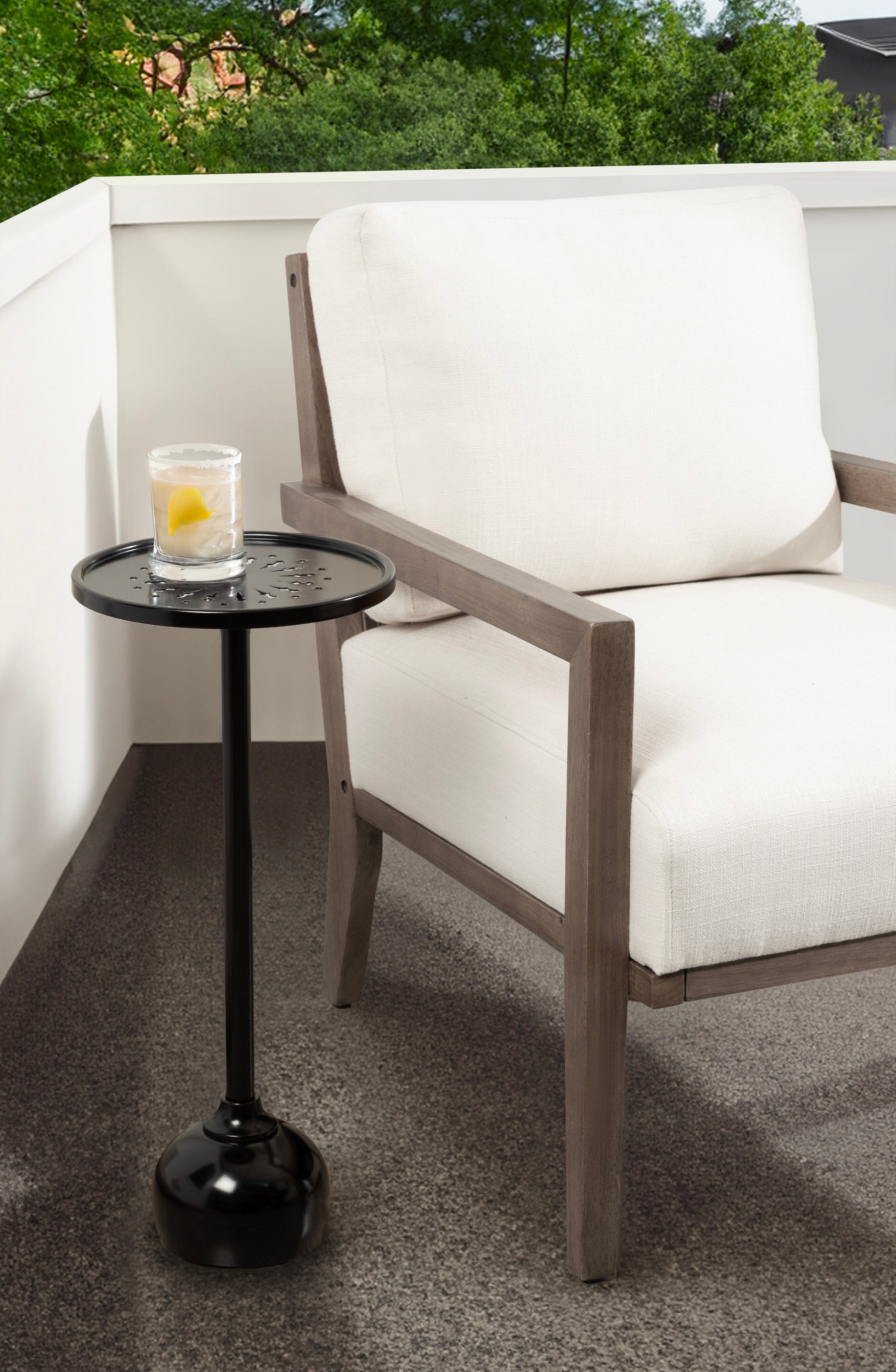 Drink Table Black 10x10x23 7