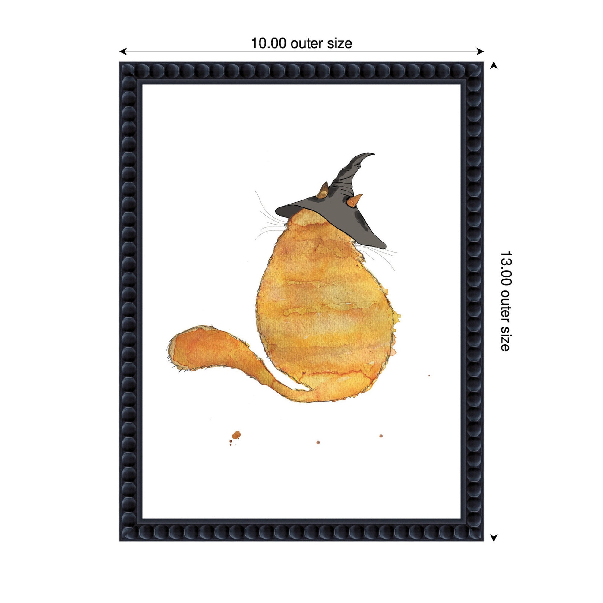 Framed Canvas 10x13 Sylvie Beaded Black 2