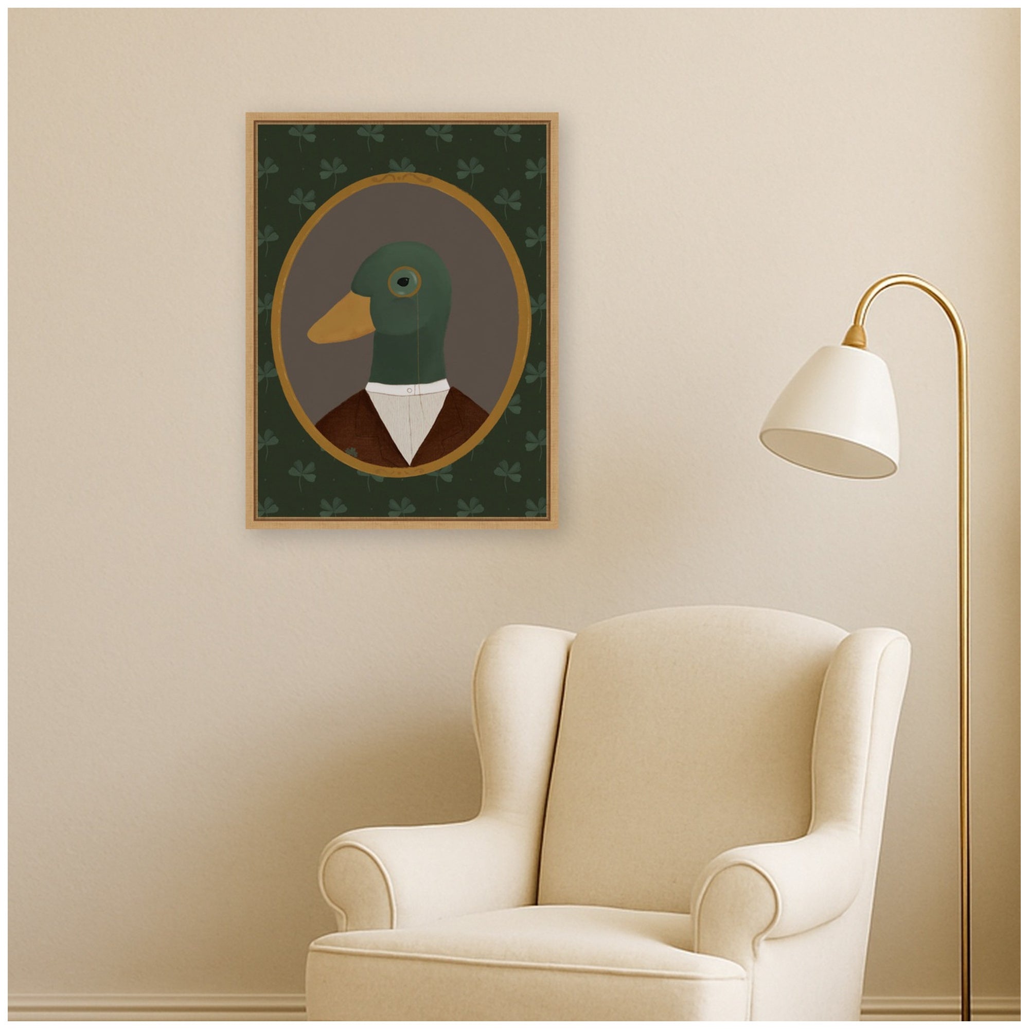 Framed Canvas 18x24 Sylvie Natural 6