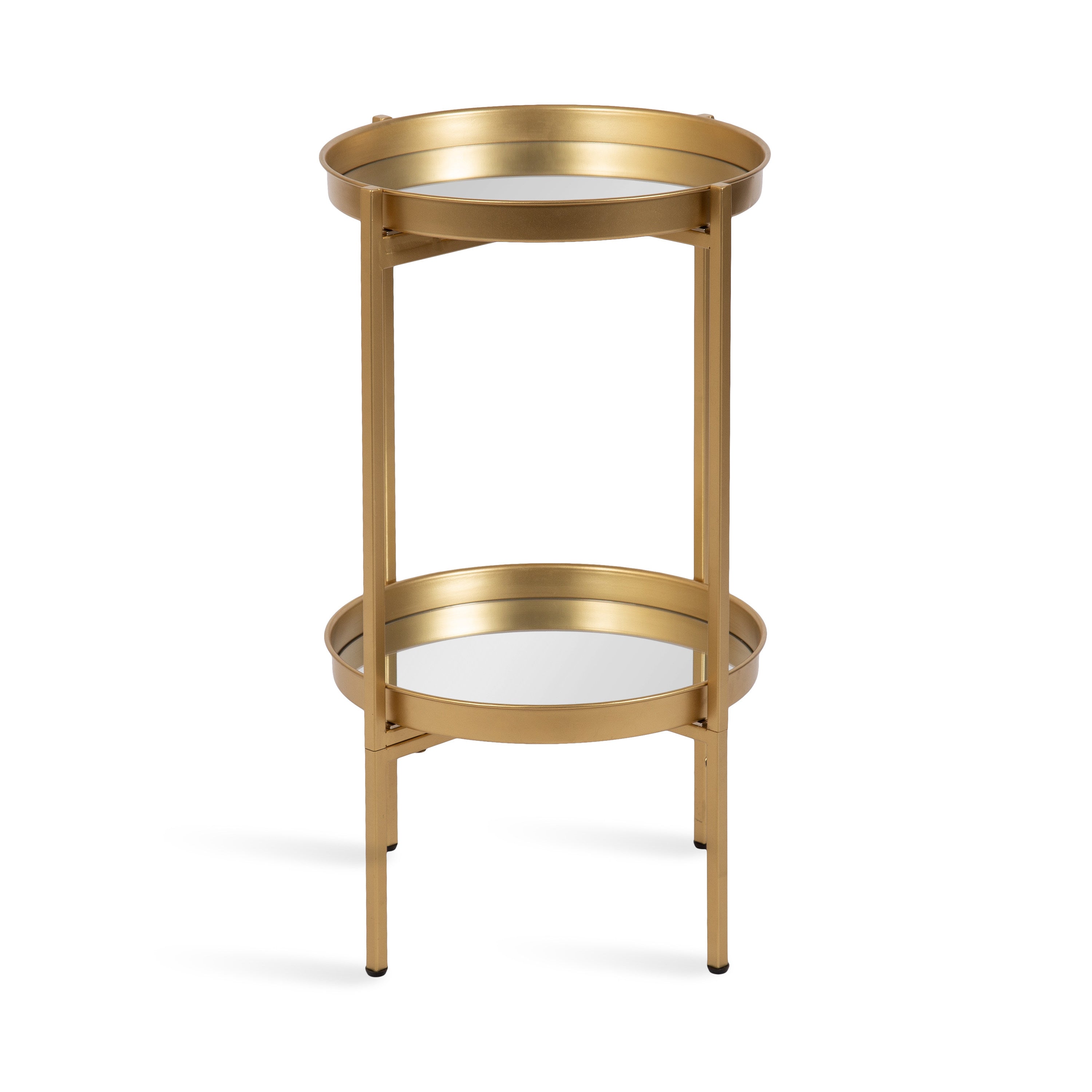 Side Table Gold 16x16x26 3