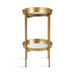 Side Table Gold 16x16x26 3