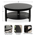 Coffee Table Black 34x34x17 2
