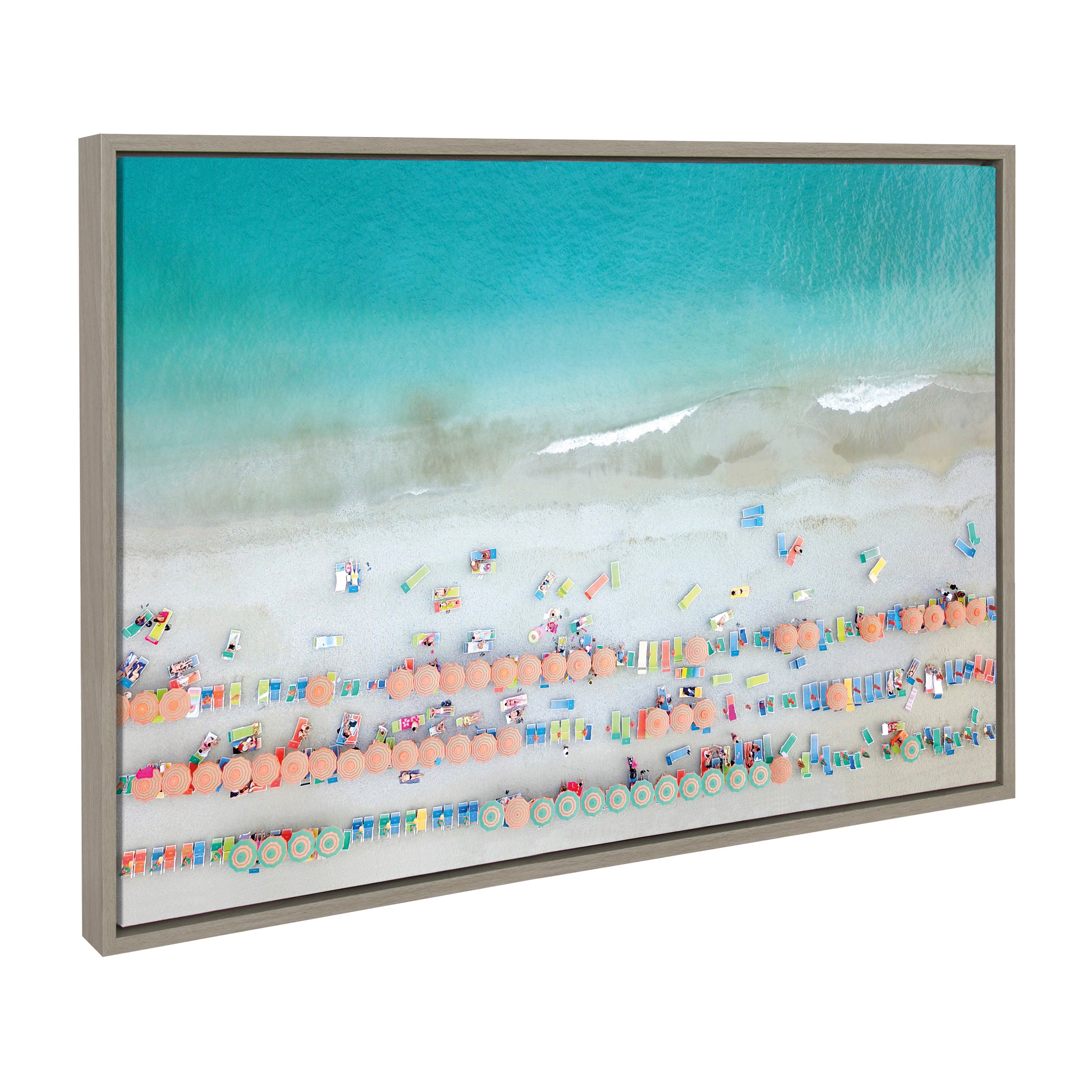 Framed Canvas Sylvie Graywash 23x33 2