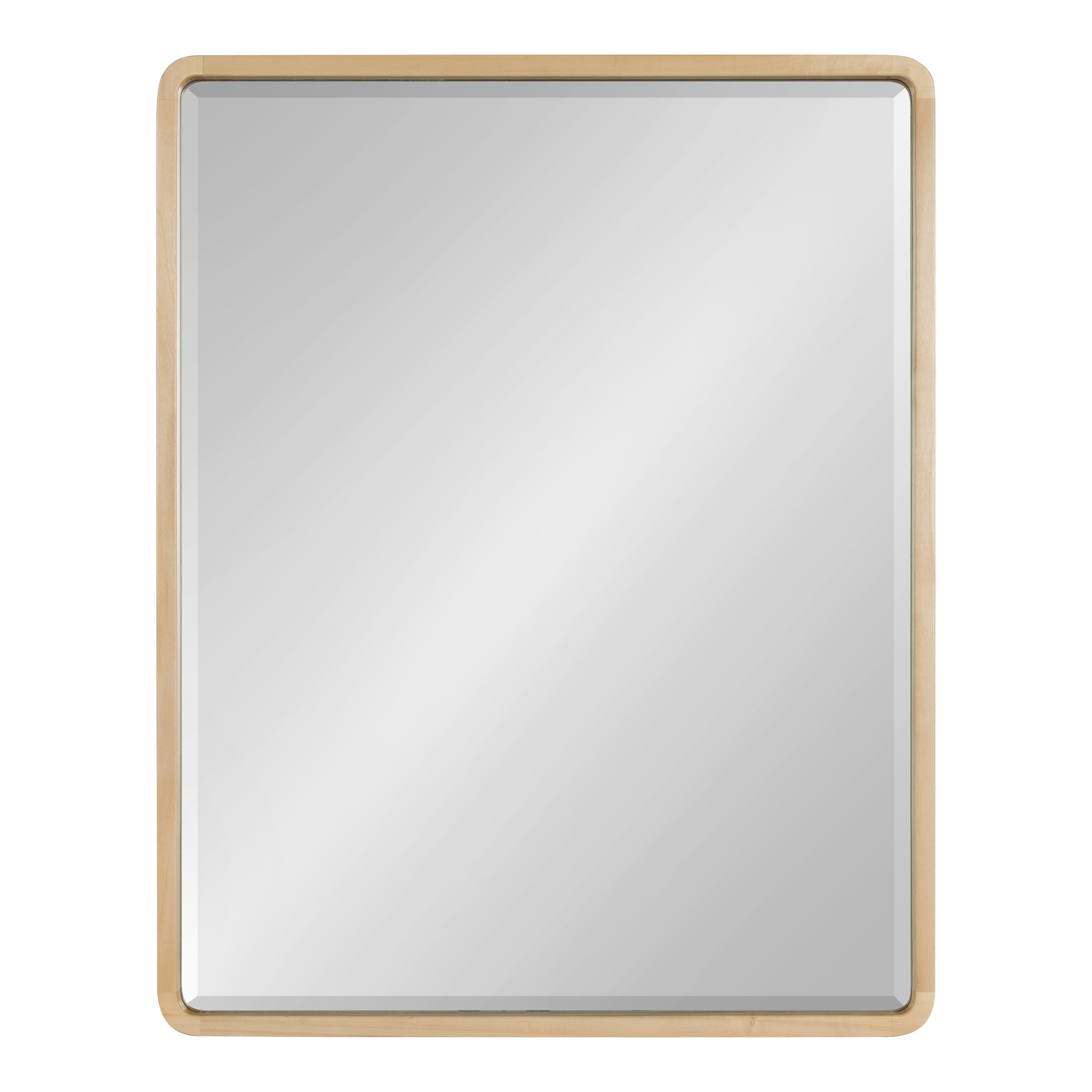 McLean Wood Radius Rectangle Wall Mirror