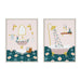 Art Set Sylvie White 2 Piece Set 18x24 2