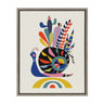 Sylvie Snail Framed Canvas by Rachel Lee of My Dream Wall