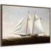 Framed Canvas 33x23 Sylvie Walnut 1