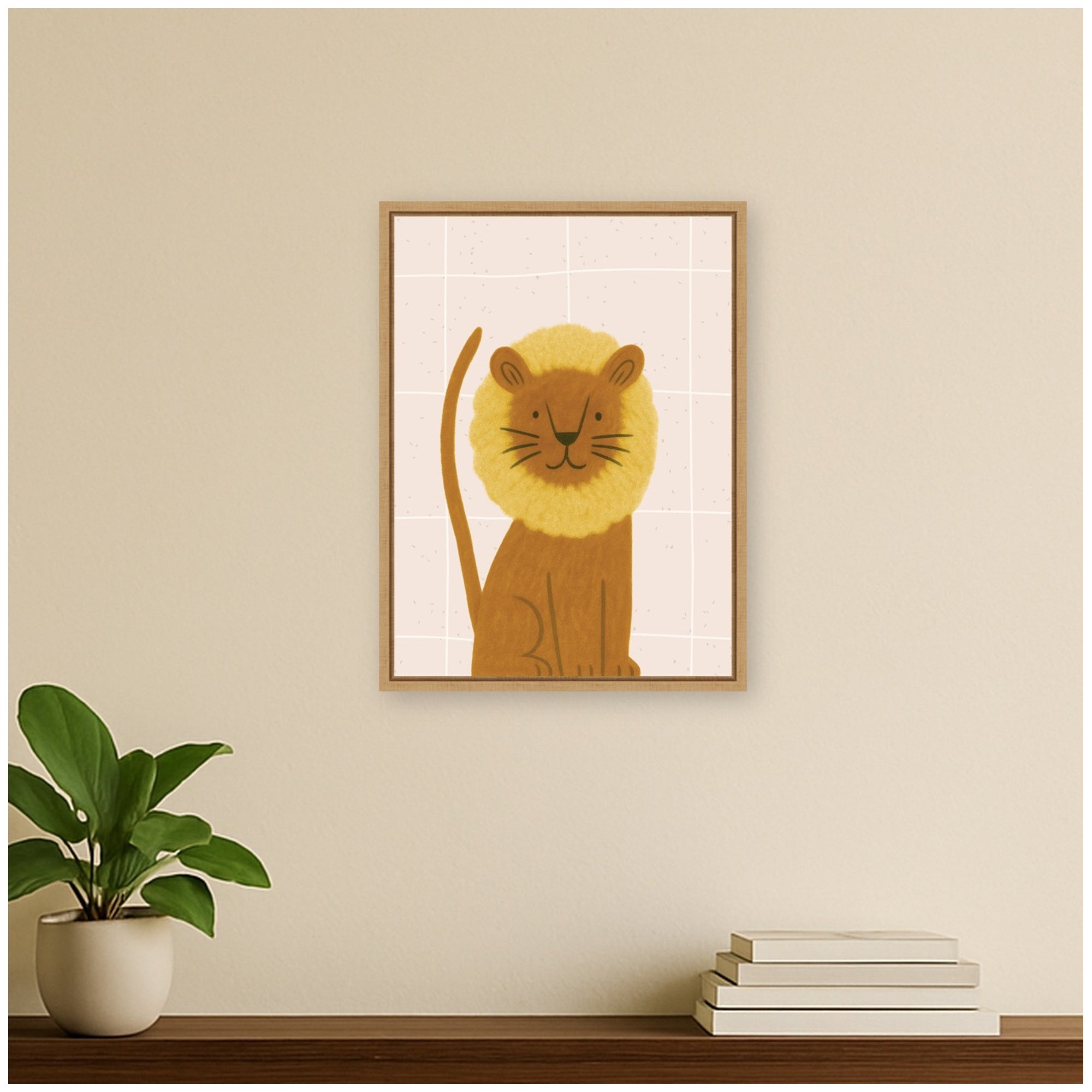 Framed Canvas 18x24 Sylvie Natural 6