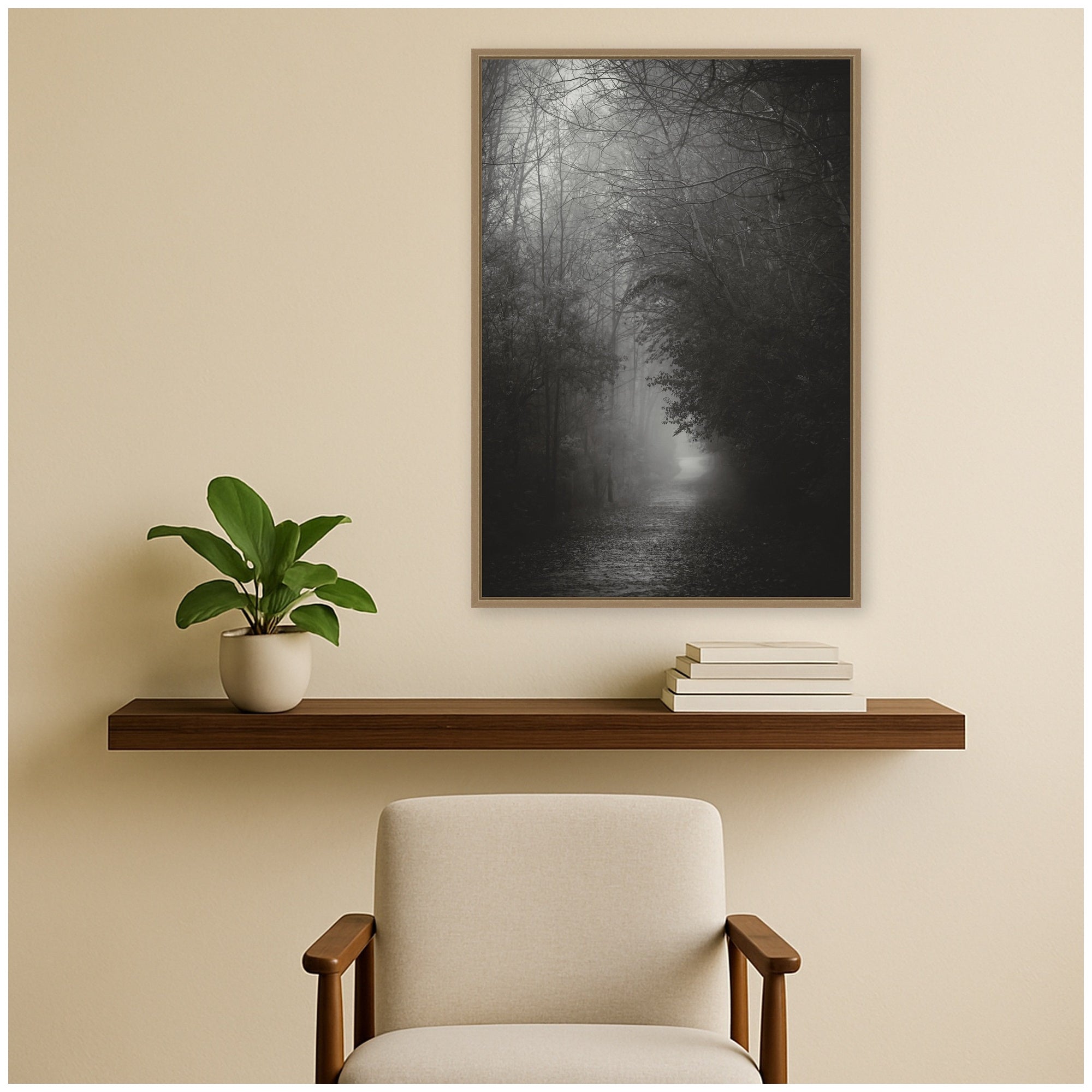 Framed Canvas 23x33 Sylvie Dark Gold 6