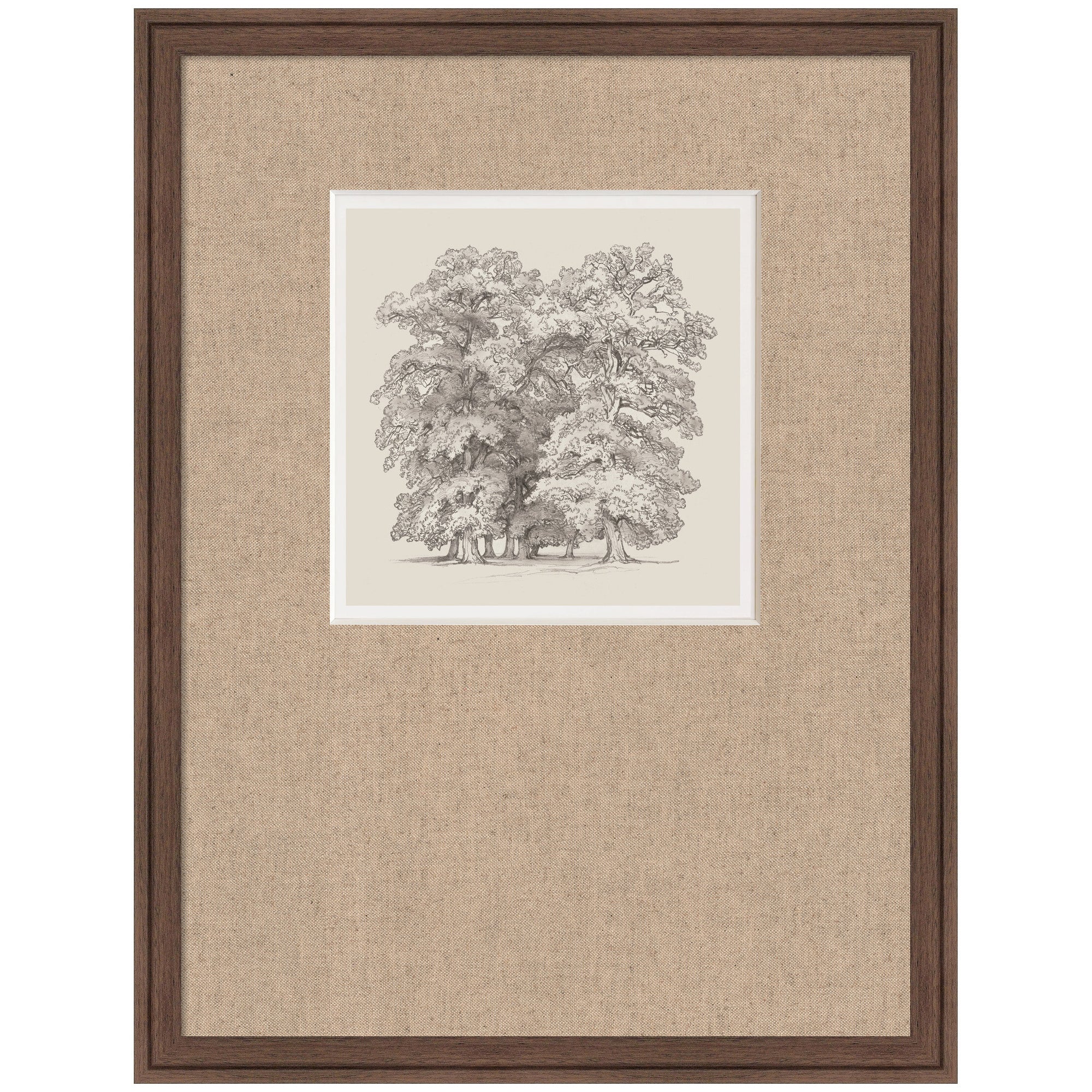 Framed Art 20x26 Florence Medium Brown 1