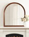 Arch Mirror Dark Brown 32x36 7