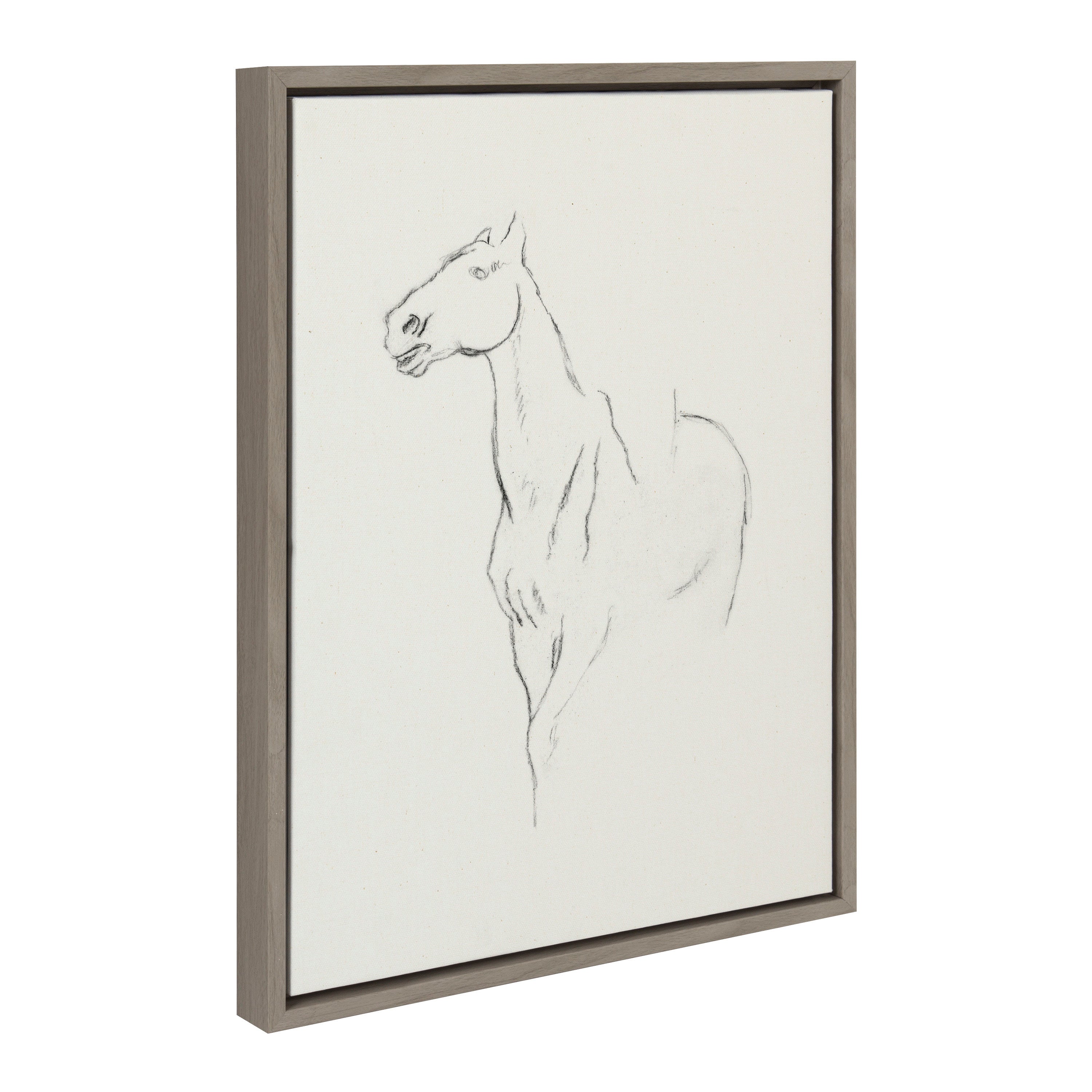 Framed Canvas 18x24 Sylvie Graywash 1