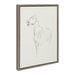 Framed Canvas 18x24 Sylvie Graywash 1