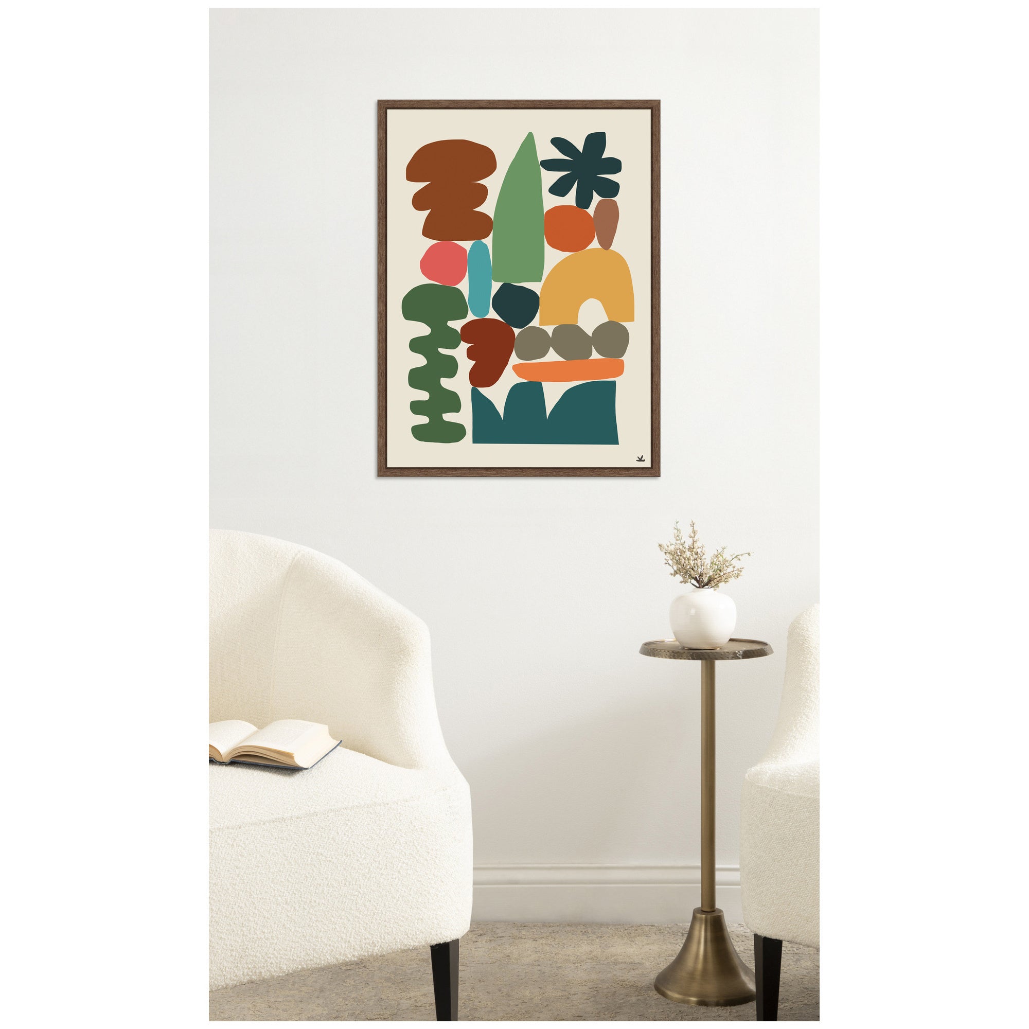 Night Chords 1 by Kelly Knaga Framed Canvas Wall Art Print