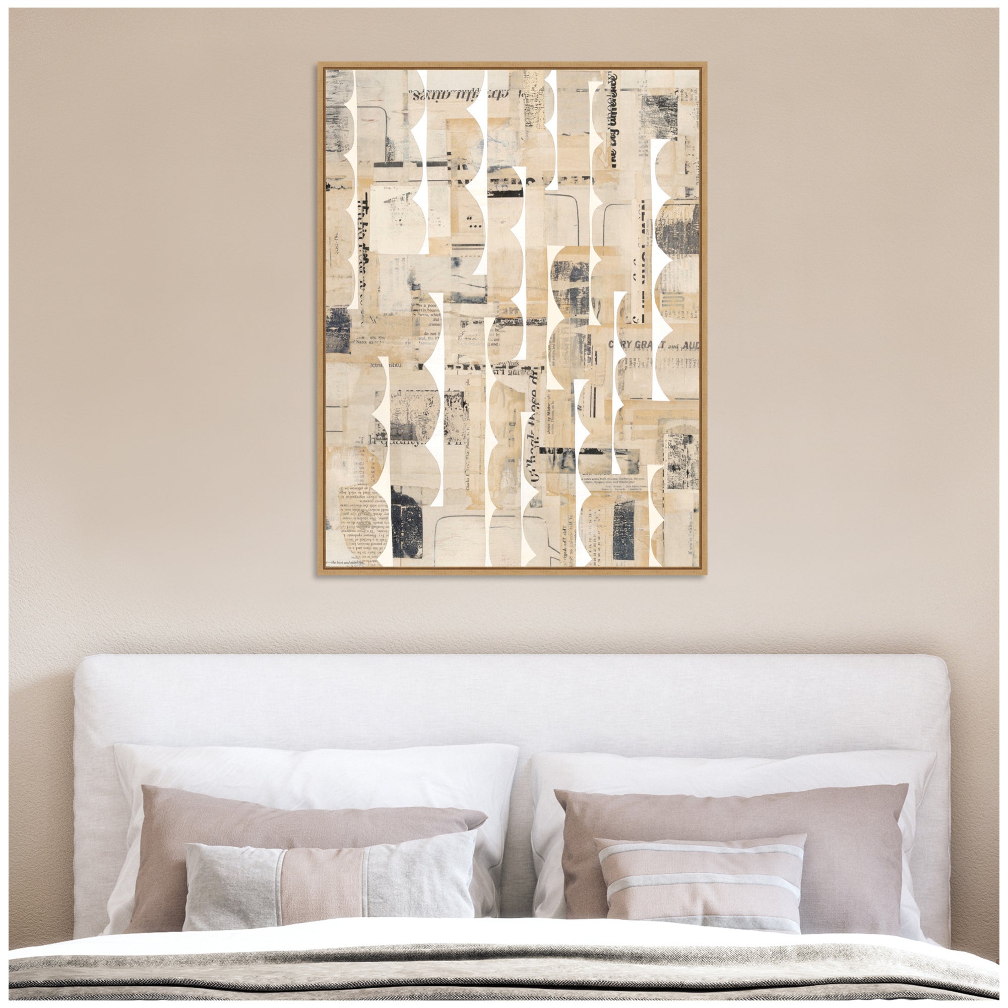Framed Canvas 32x42 Sylvie Natural 6
