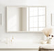 Rectangle Mirror White 24x36 7