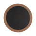 Round Mirror Rustic Brown 26x26 4