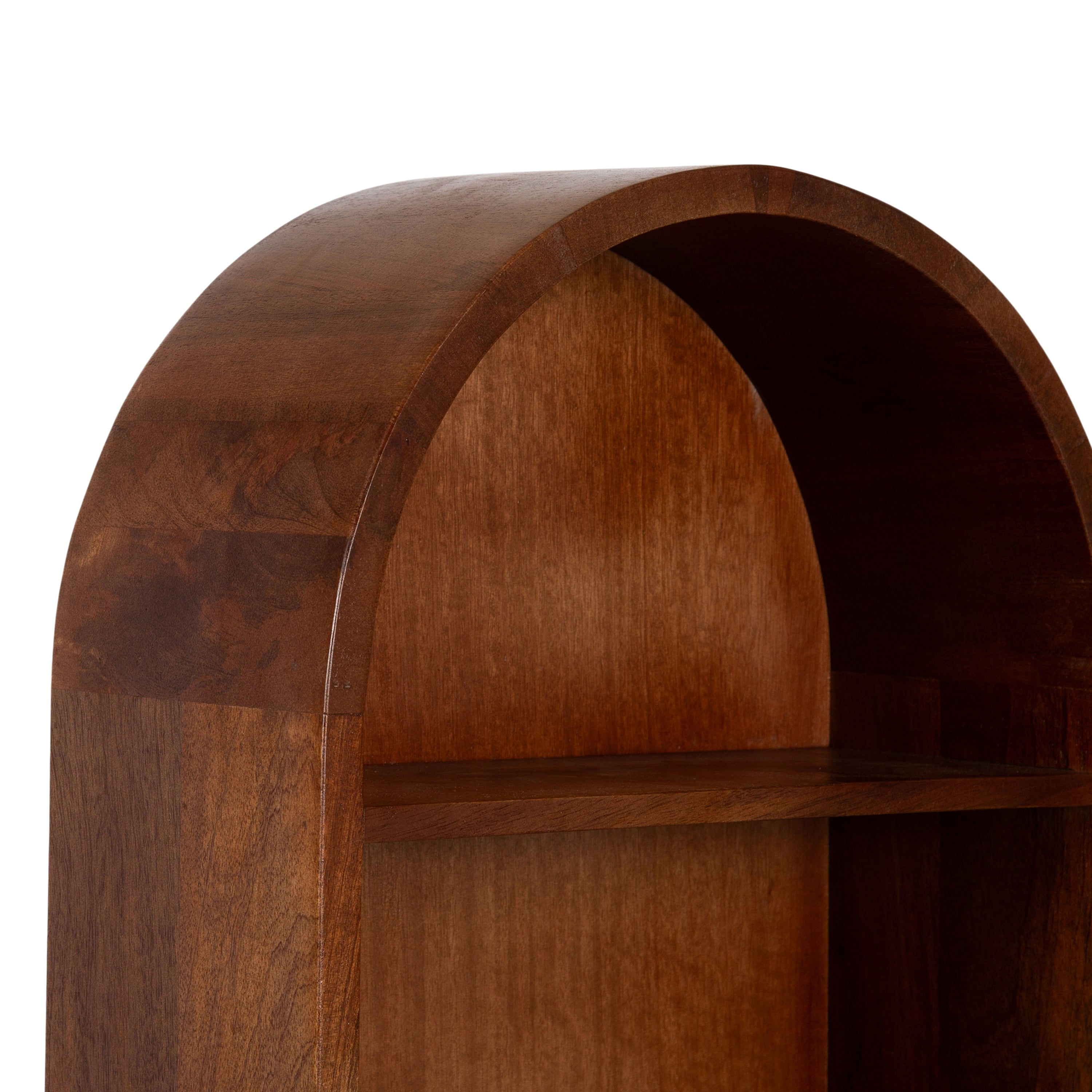 Accent Shelf Walnut Brown 14x6x33 3