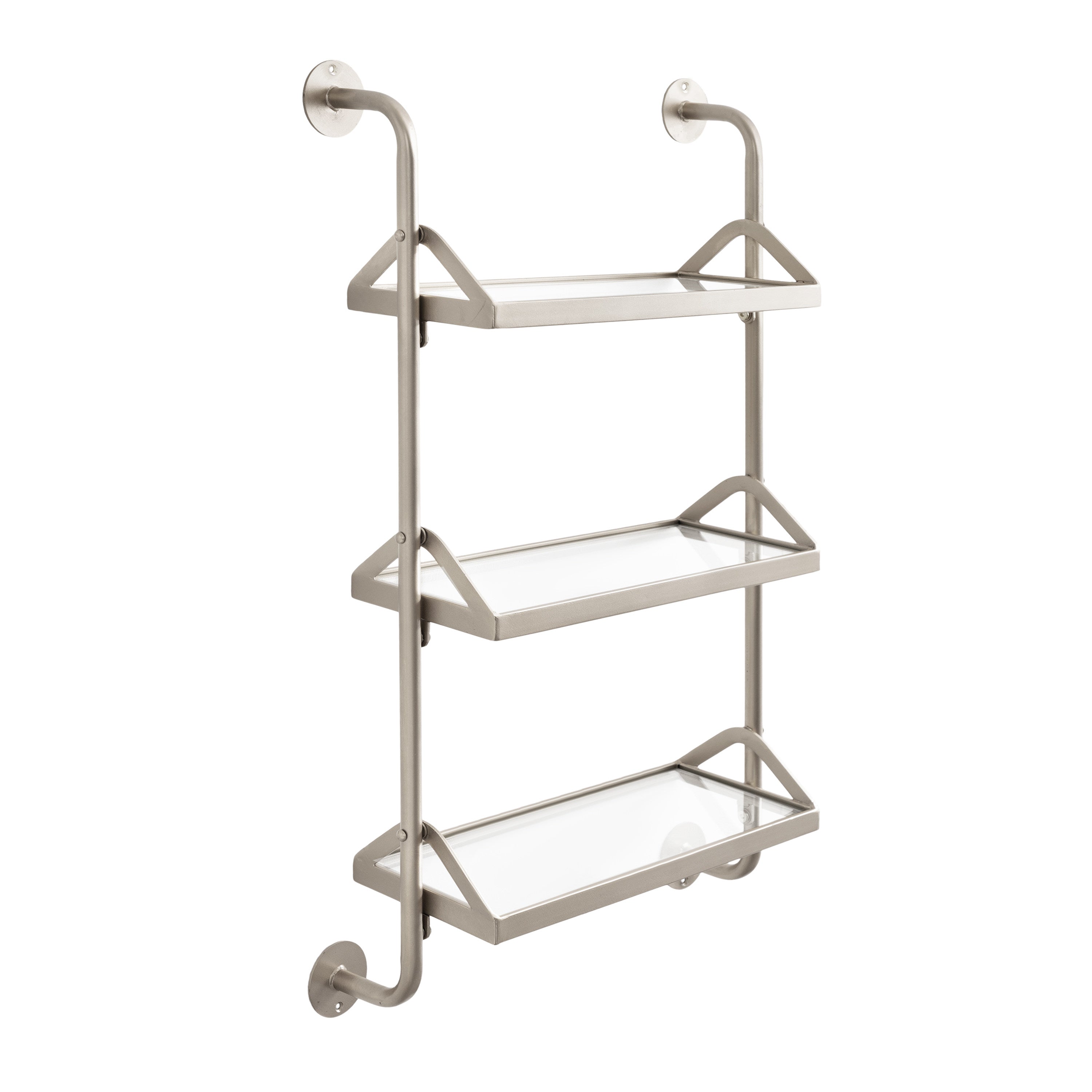 Accent Shelf Silver 18x6x30 1