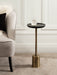 Side Table Gold Black 10x10x24 6