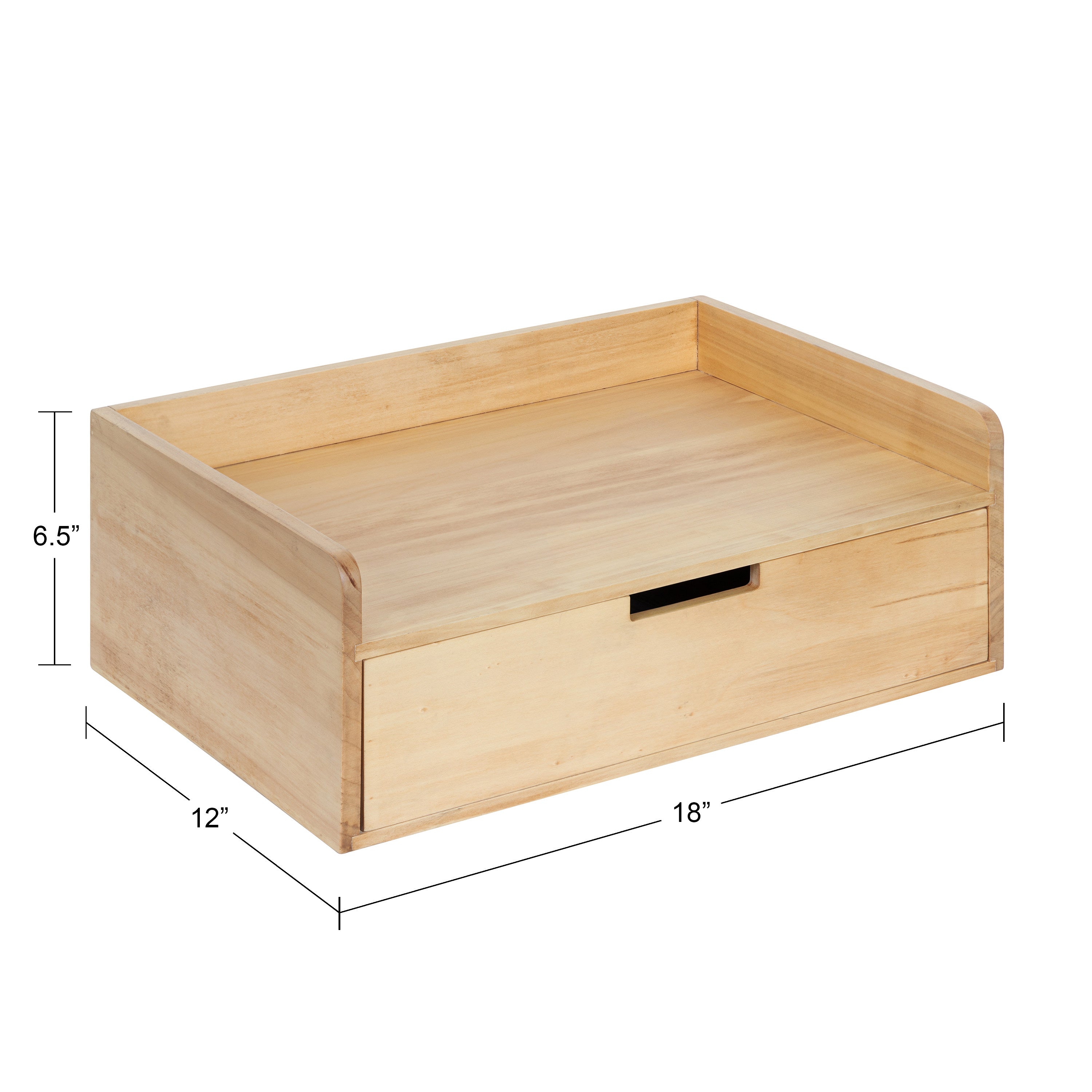 Floating Side Table Natural 18x12x7 2