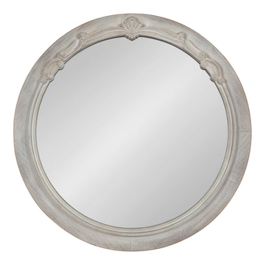 Round Mirror Gray 26" Diameter 1