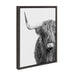Framed Canvas Sylvie Dark Gray 18x24 2