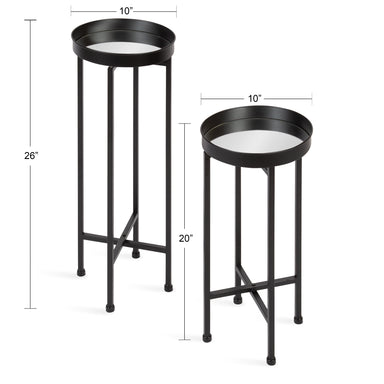 Nesting Table Black 2 Piece 2