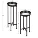 Nesting Table Black 2 Piece 2