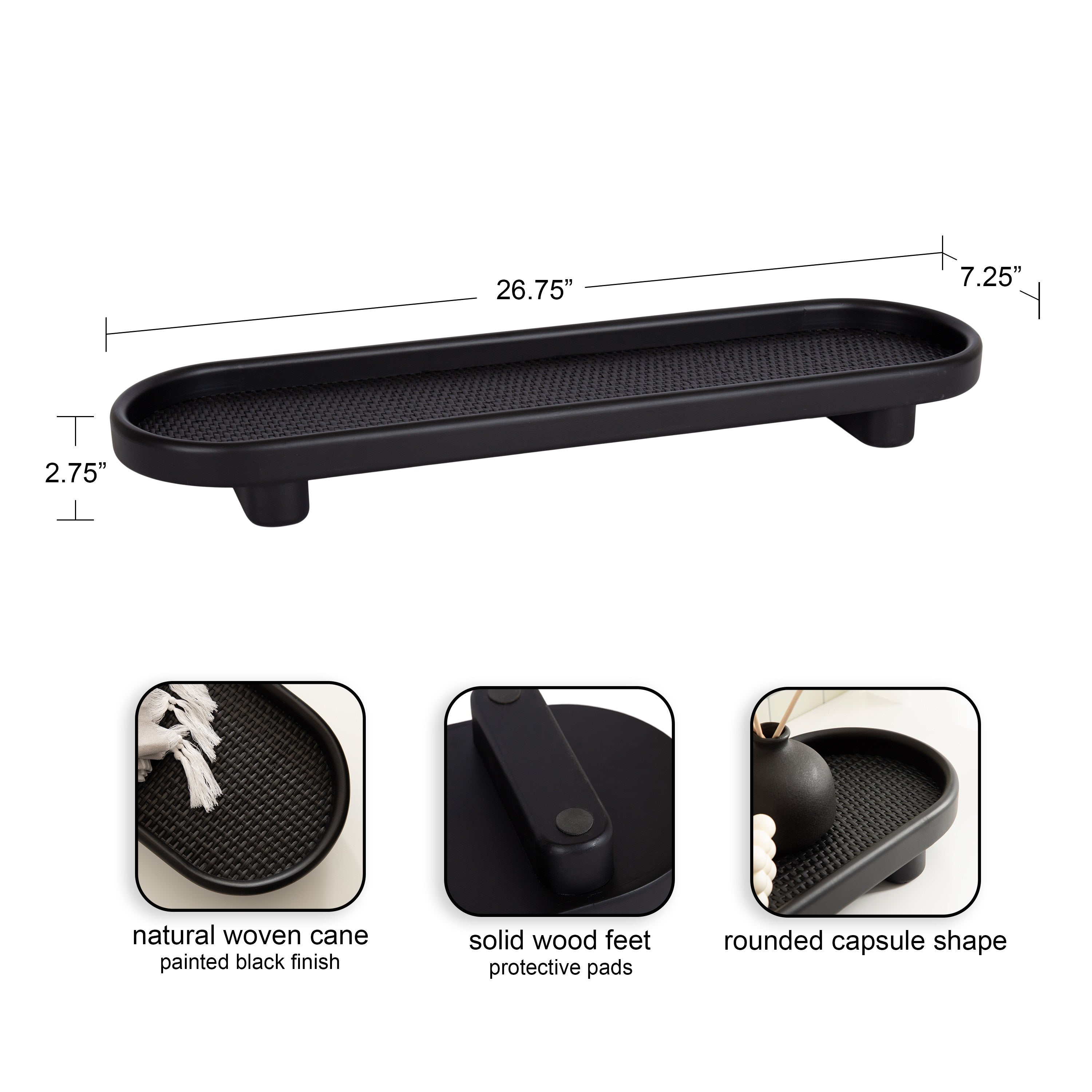 Planche Woven Tray