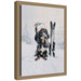 Framed Canvas Sylvie Dark Gold 10x13 1