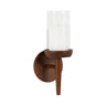 Shae Wood and Glass Wall Sconce