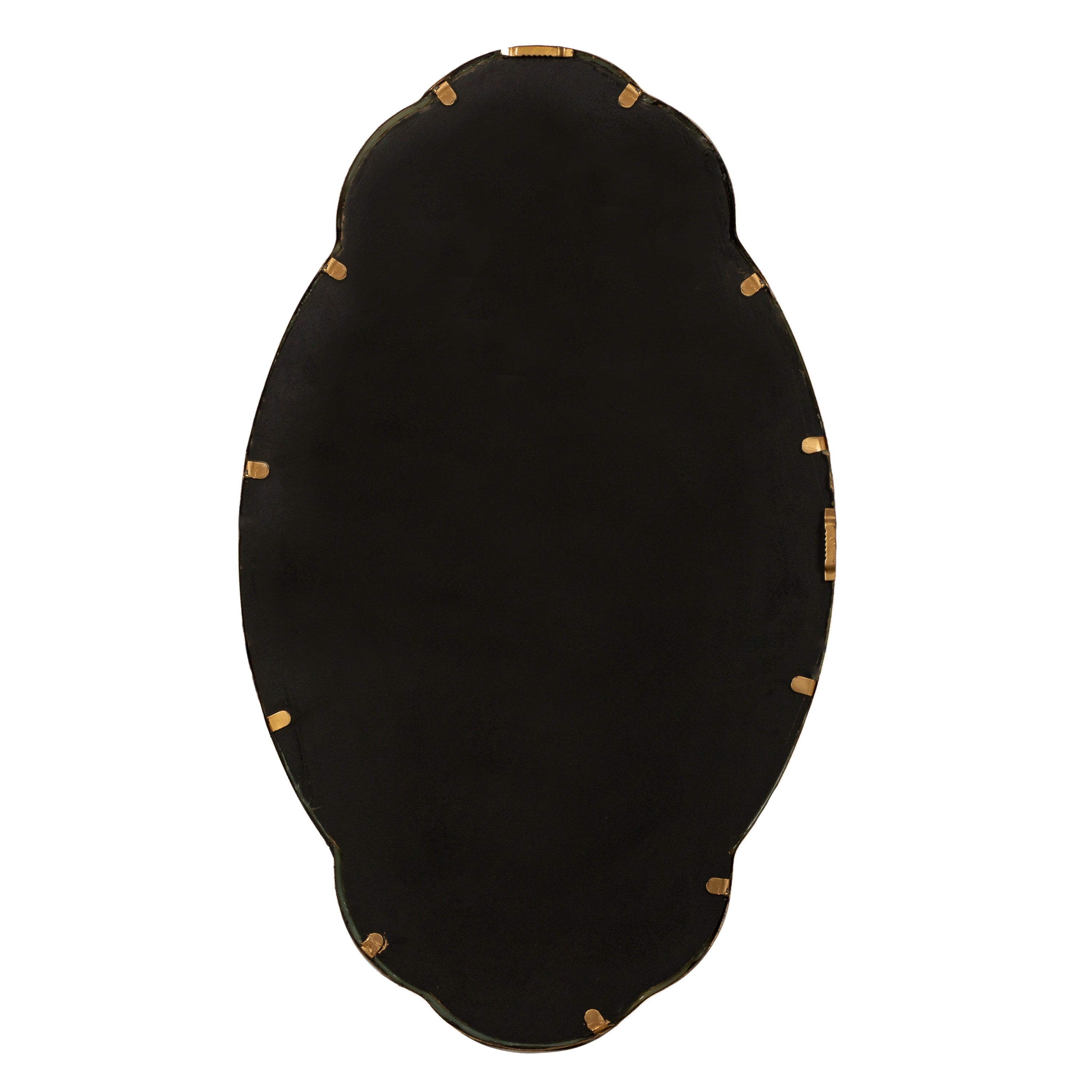 Magritte Scalloped Oval Wall Mirror