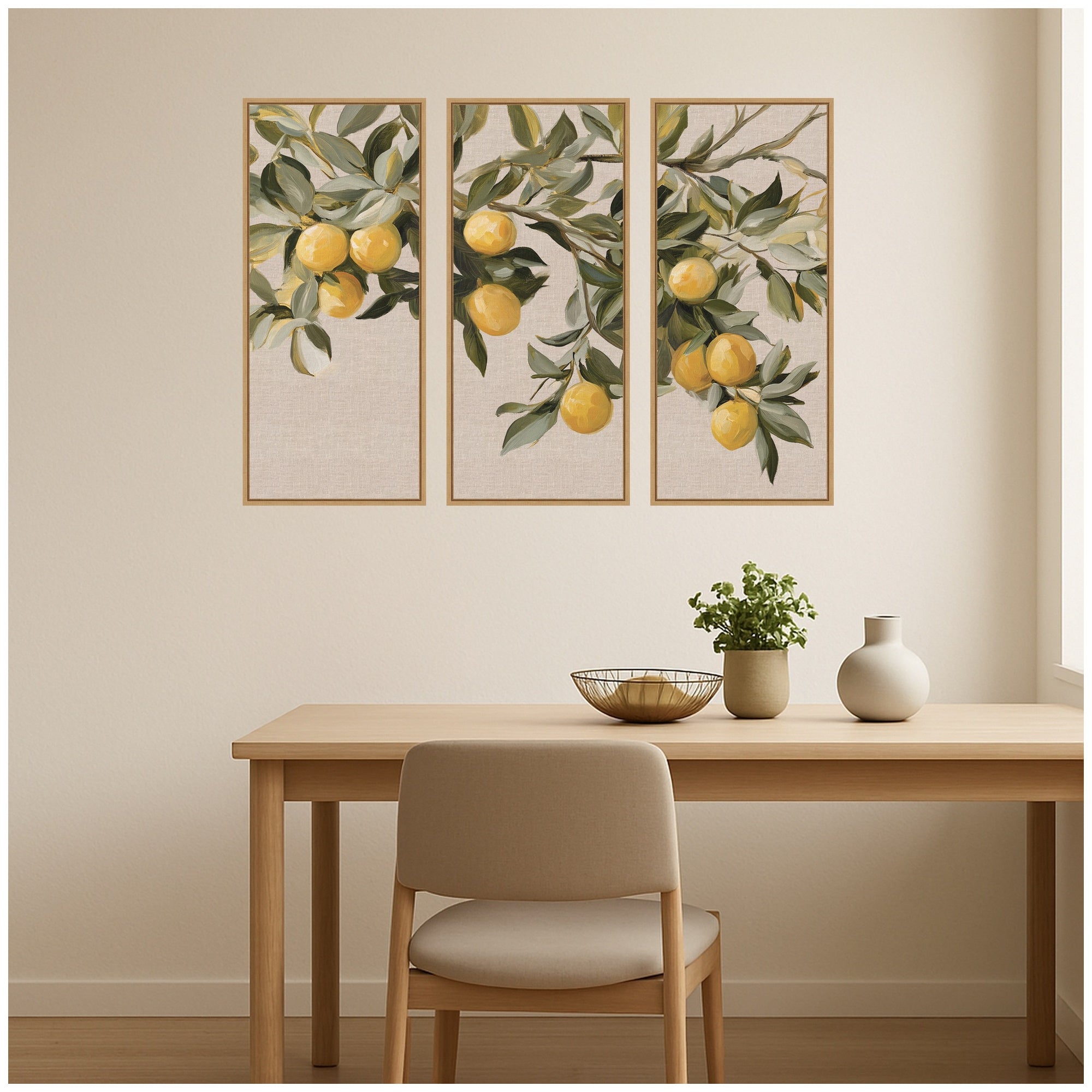 Art Set Sylvie Natural 3 Piece Set 18x40 5