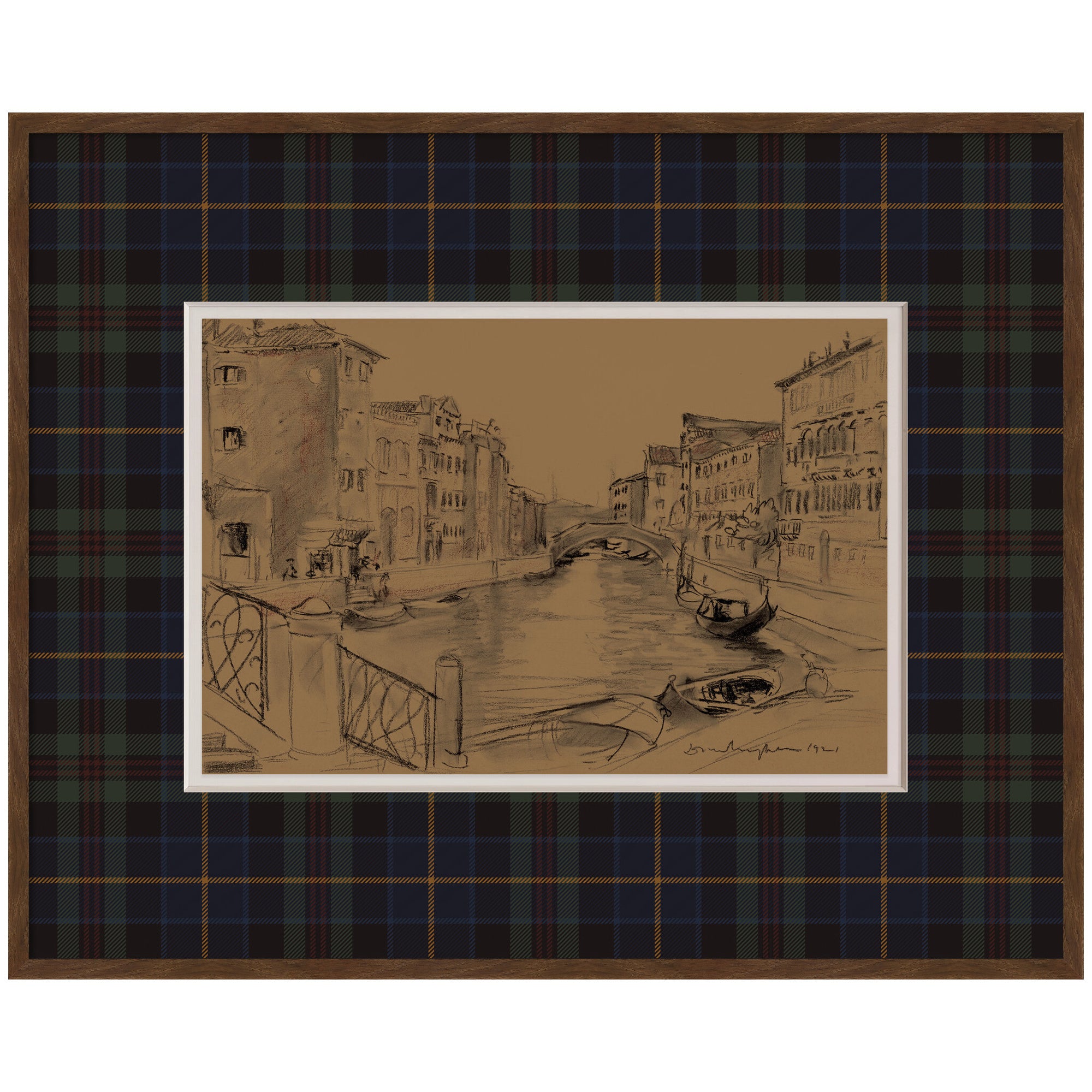Framed Art 41x33 Carlisle Brown Narrow 1