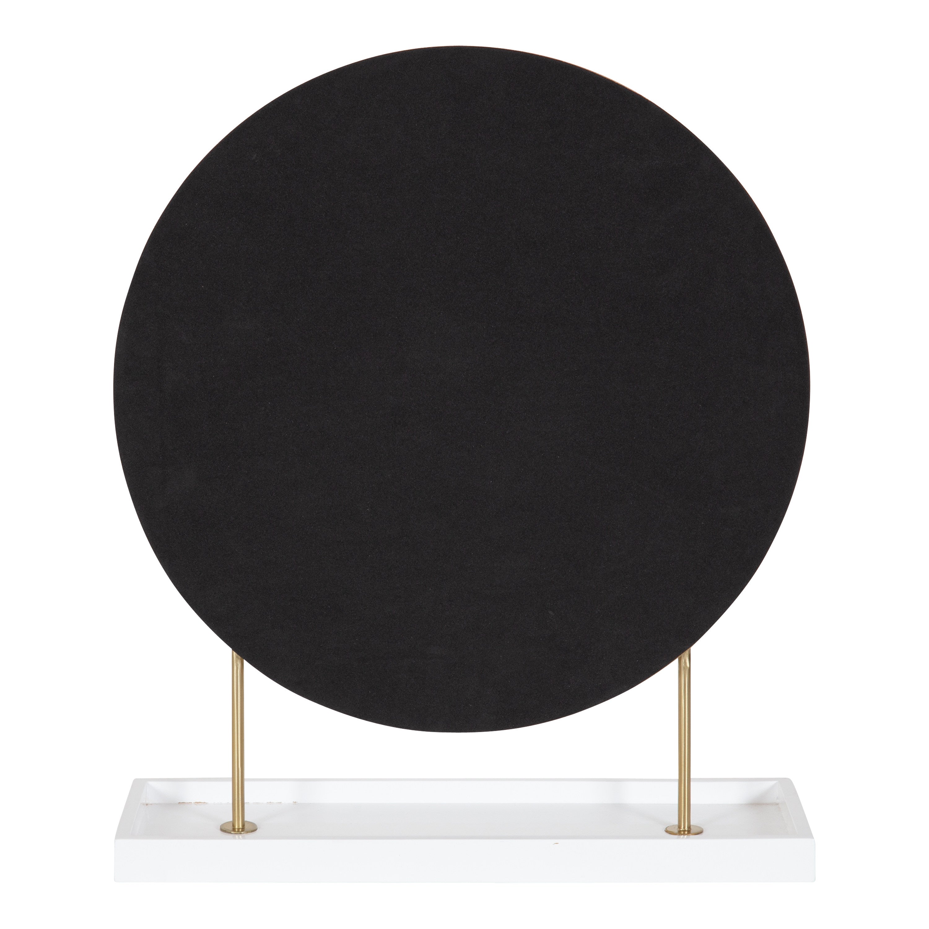 Tabletop Mirror White Gold 18x22 4