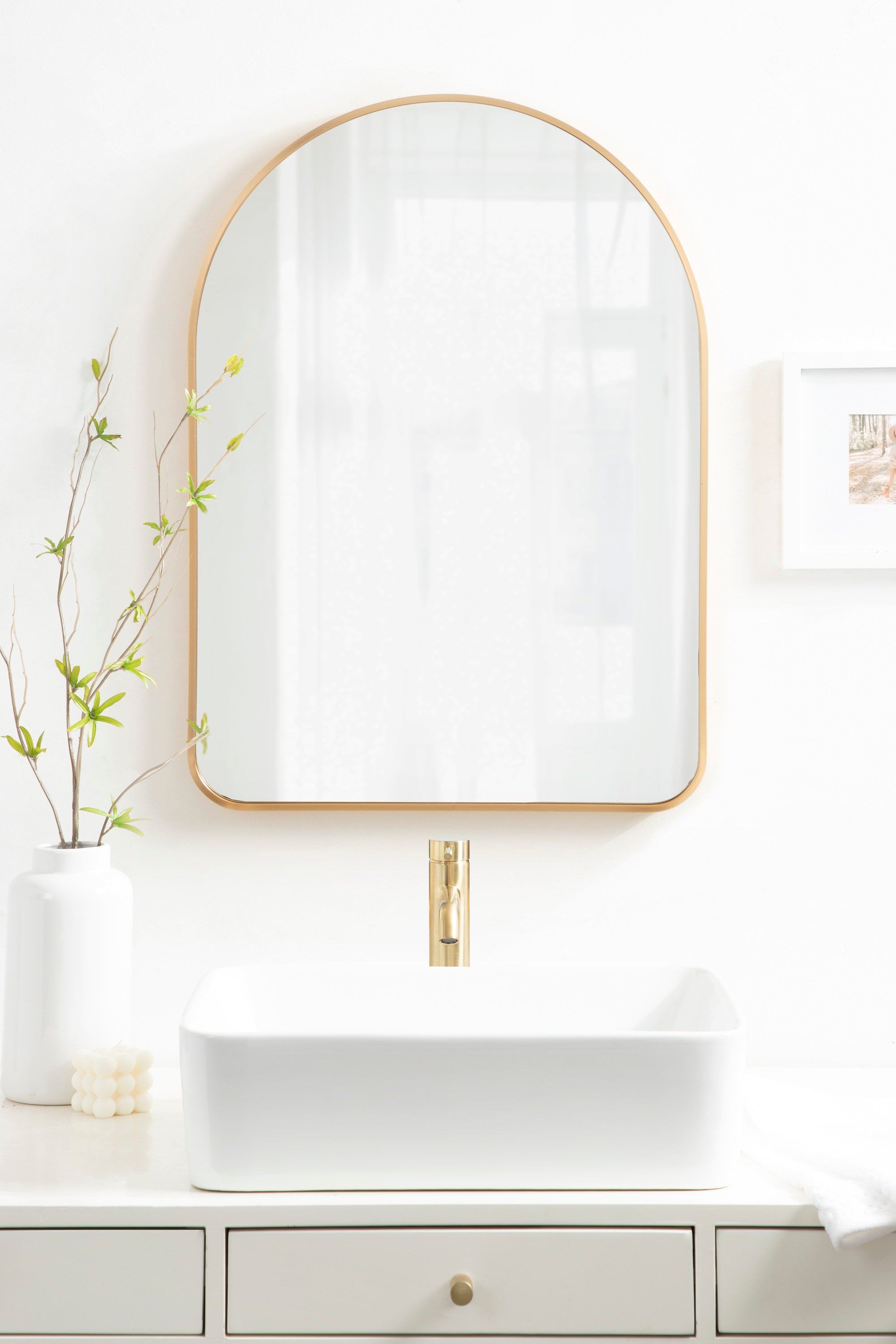 Arch Mirror Gold 20x28 6