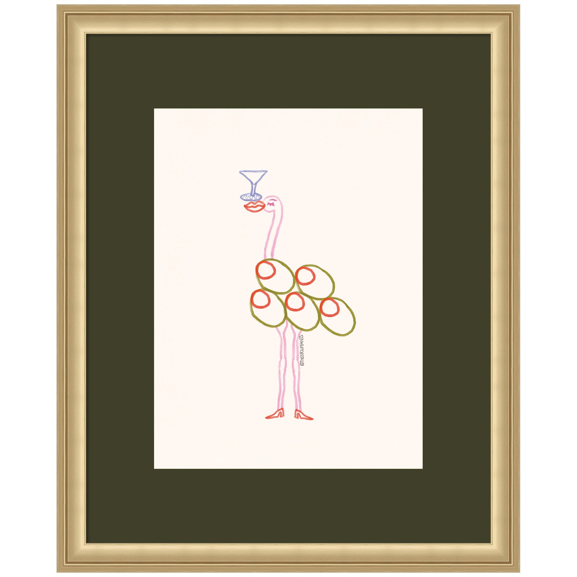Framed Art 18x22 Florence Gold 1