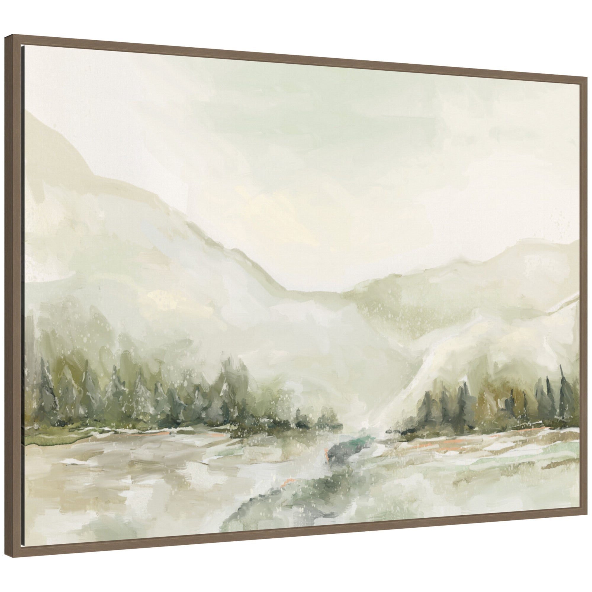 Framed Canvas 28x38 Sylvie Dark Gold 1