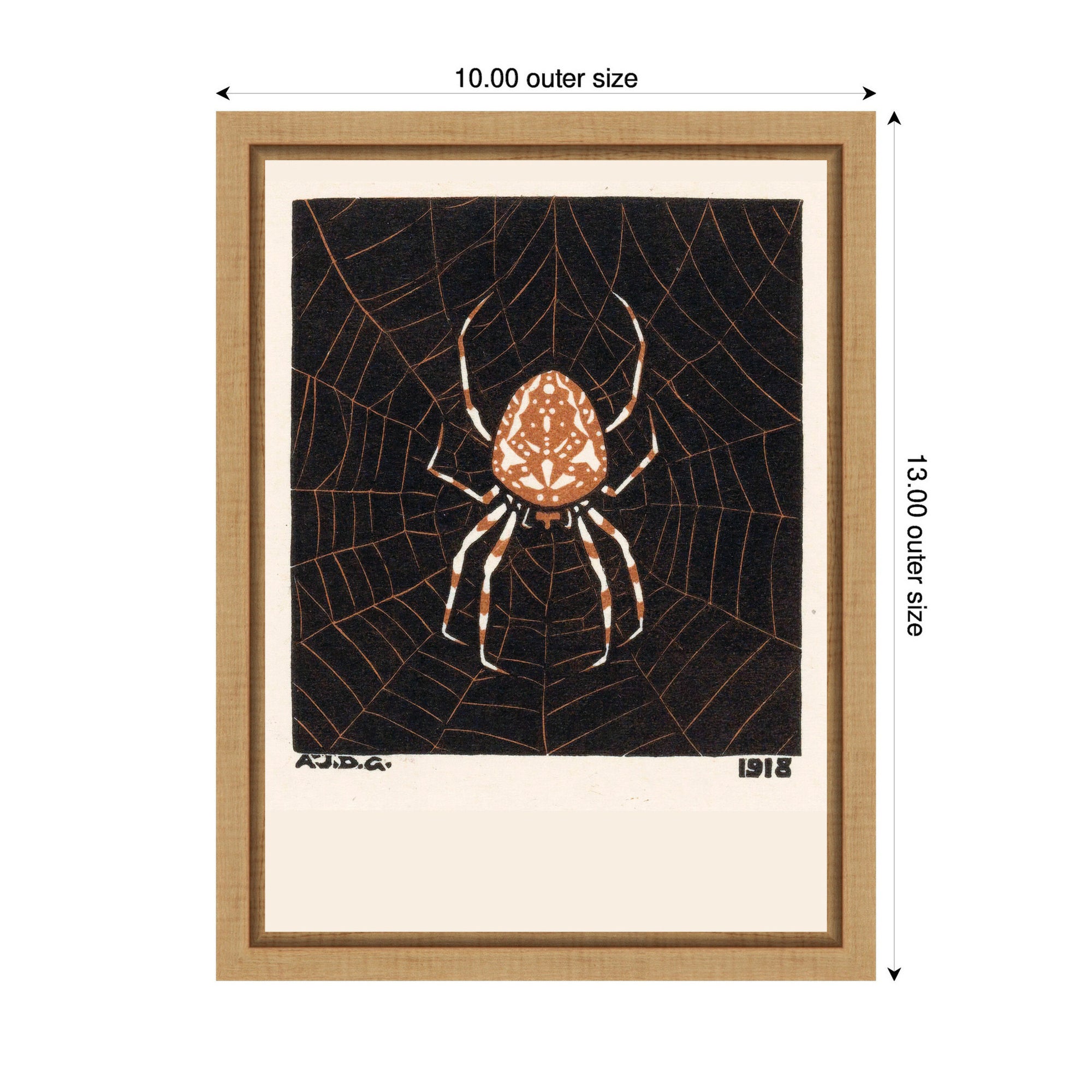 Framed Canvas 10x13 Sylvie Natural 2